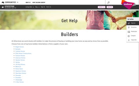 Recommended Home Builders in Atherstone - Lendlease