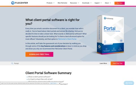 Best Client Portal Software | FileCenter Portal