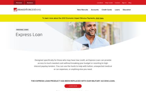 Express Loan | Armed Forces Bank