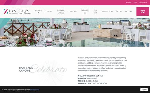 Cancun All Inclusive Destination Wedding | Hyatt Ziva Cancun