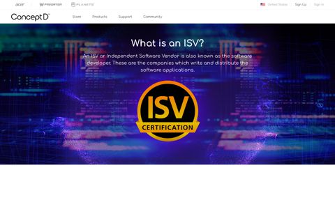 Independent Software Vendors (ISV) | ConceptD United States