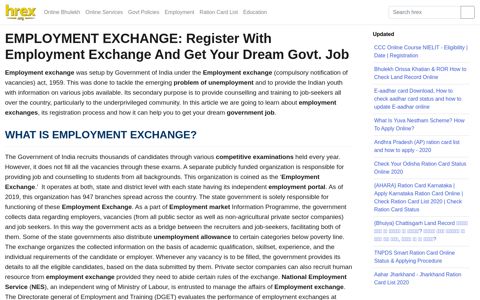 Register With Employment Exchange And Get Your Dream ...