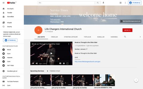 Life Changers International Church - YouTube