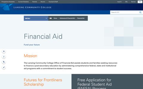 Financial Aid - Lansing Community College