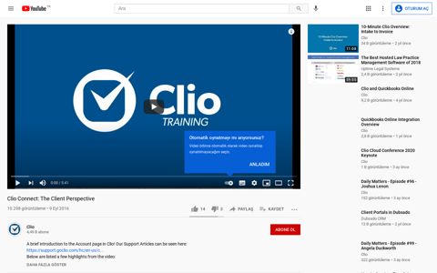 Clio Connect: The Client Perspective - YouTube