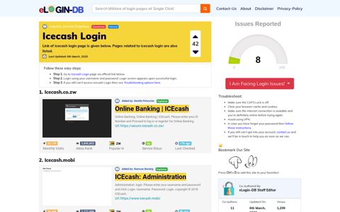 Icecash Login - A database full of login pages from all over the ...