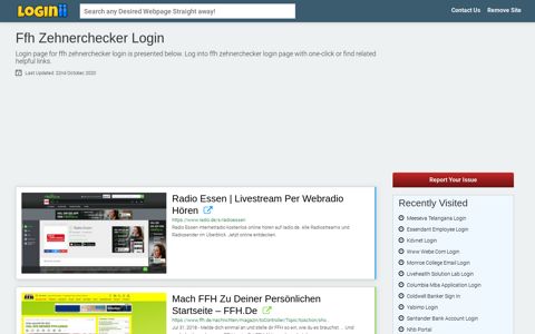 Ffh Zehnerchecker Login | Accedi Ffh Zehnerchecker - Loginii.com
