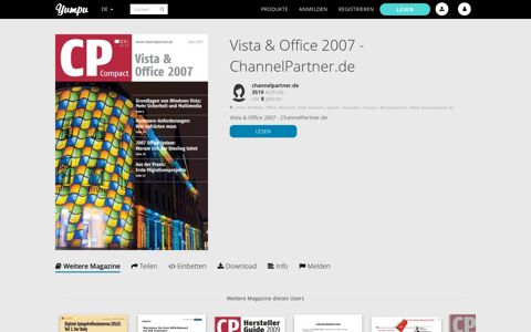 Vista & Office 2007 - ChannelPartner.de - Yumpu