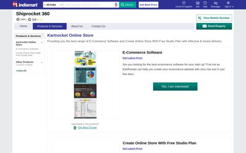 Kartrocket Online Store - E-Commerce Software from Delhi