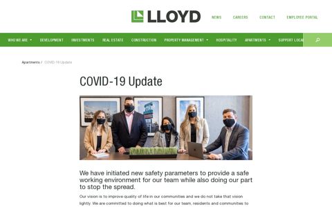 COVID-19 Update - Lloyd Companies