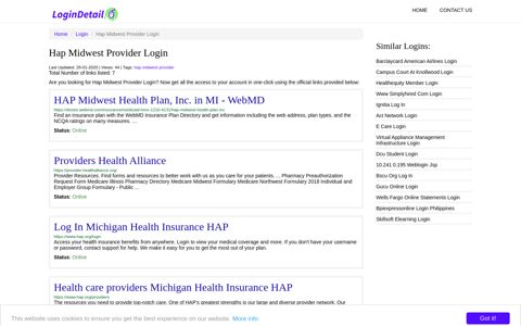 Hap Midwest Provider Login HAP Midwest Health Plan, Inc. in ...
