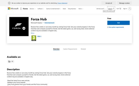 Get Forza Hub - Microsoft Store en-GB