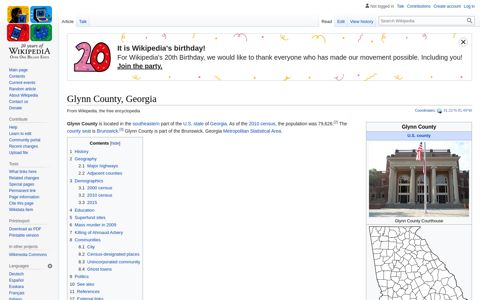 Glynn County, Georgia - Wikipedia