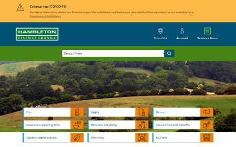 Hambleton District Council Homepage