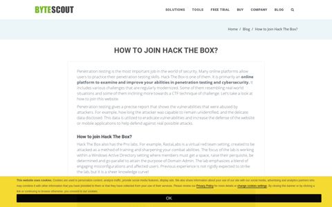 How to Join Hack The Box? - ByteScout