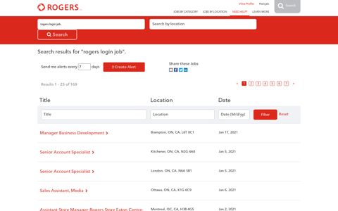 Rogers Login Job - Rogers Communications Jobs