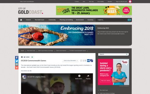GC2018 Commonwealth Games - City of Gold Coast