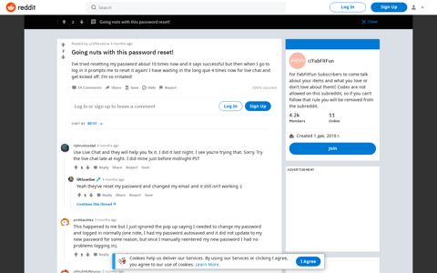 Going nuts with this password reset! : FabFitFun - Reddit