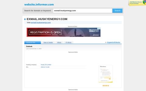 exmail.huskyenergy.com at Website Informer. Outlook. Visit ...