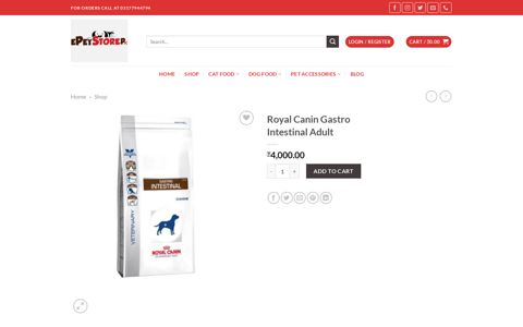 Royal Canin Gastro Intestinal Adult - epetstore.pk