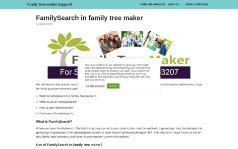FamilySearch in family tree maker - FTM Number +1-888-299 ...