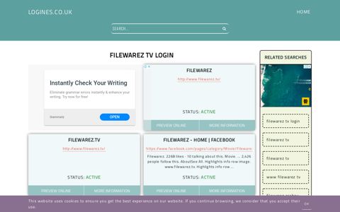 filewarez tv login - General Information about Login