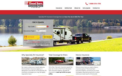 Recreational Vehicle Insurance | The Good Sam Insurance ...