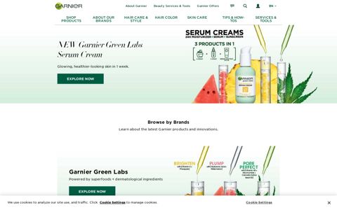 Garnier: Hair Care, Hair Styling, Hair Color & Skin Care Products