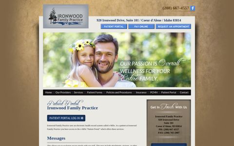 Patient Portal - Ironwood Family Practice