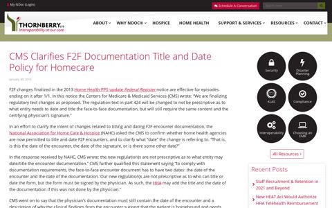 CMS Clarifies F2F Documentation Title and Date Policy for ...