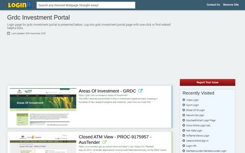 Grdc Investment Portal - Loginii.com