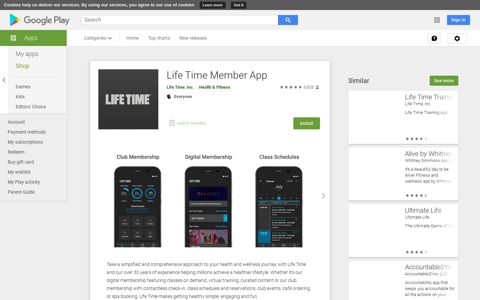 Life Time Member App - Apps on Google Play