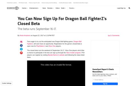 You Can Now Sign Up For Dragon Ball FighterZ's Closed Beta ...