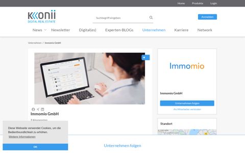 Immomio GmbH - Hamburg | Unternehmen | Konii.de