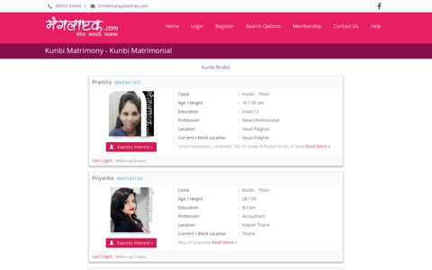 Kunbi Matrimony - Mangalashtak.com