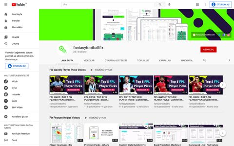 fantasyfootballfix - YouTube