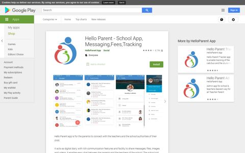 Hello Parent - School App, Messaging,Fees,Tracking - Apps ...