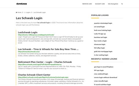 Les Schwab Login ❤️ One Click Access