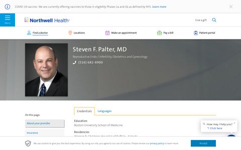 Steven F. Palter, MD | Northwell Health