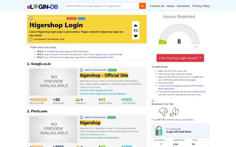 Itigershop Login - A database full of login pages from all over ...