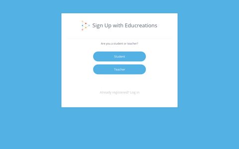 Educreations Sign Up with Educreations