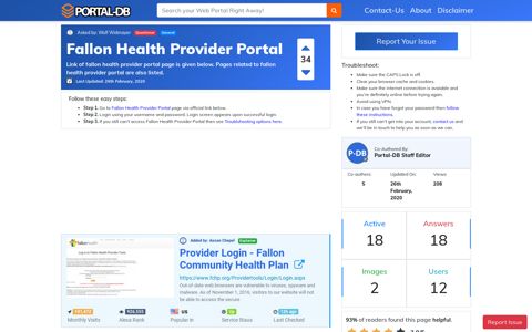 Fallon Health Provider Portal