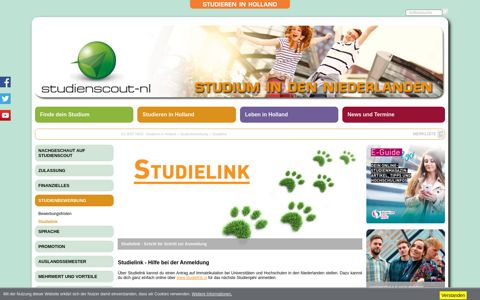 Studielink - Hilfe bei der Anmeldung - Studienscout NL