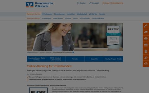 Online-Banking - Hannoversche Volksbank eG