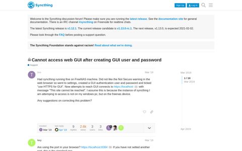 Cannot access web GUI after creating GUI user and password ...