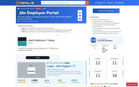 Jda Employee Portal