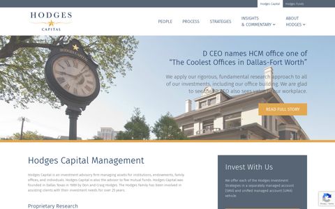 Hodges Capital: Home Page