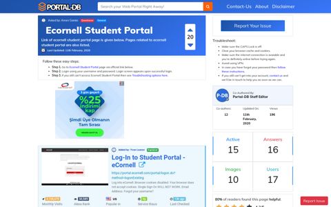 Ecornell Student Portal
