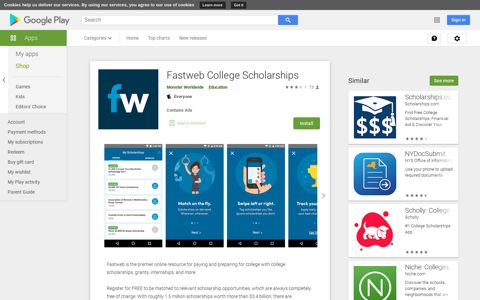 Fastweb College Scholarships - Apps on Google Play