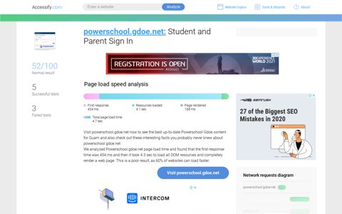 Access powerschool.gdoe.net. Student and Parent Sign In
